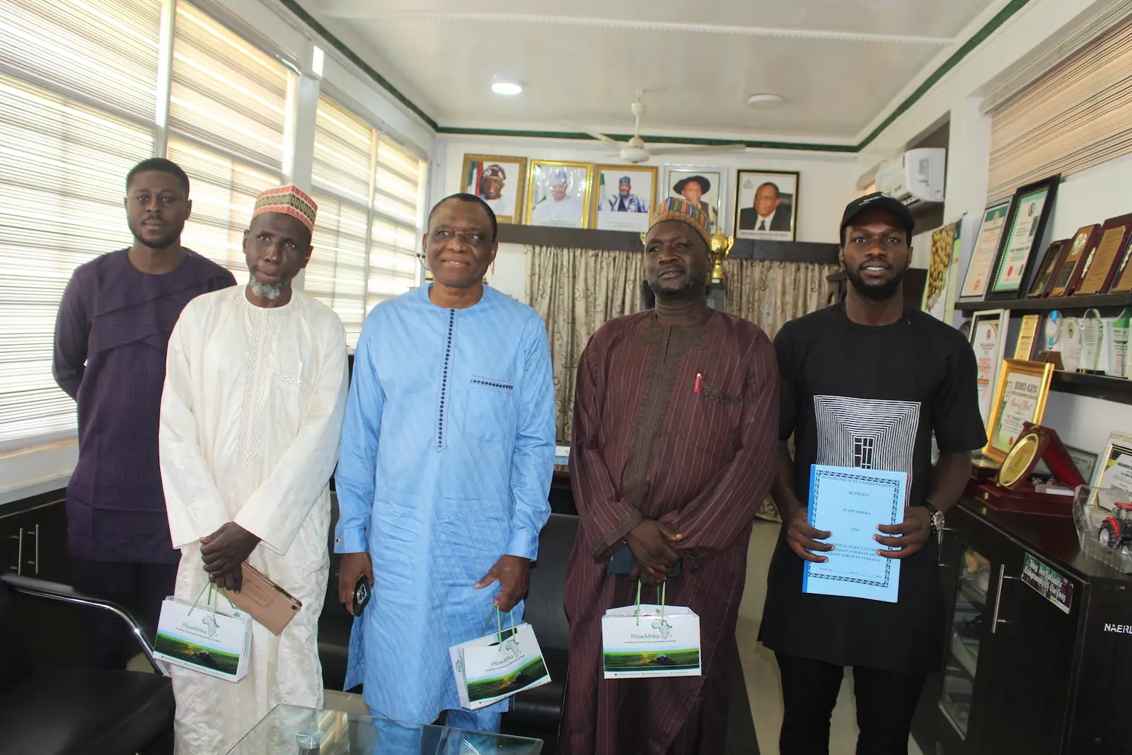 Smallholder farmers in field